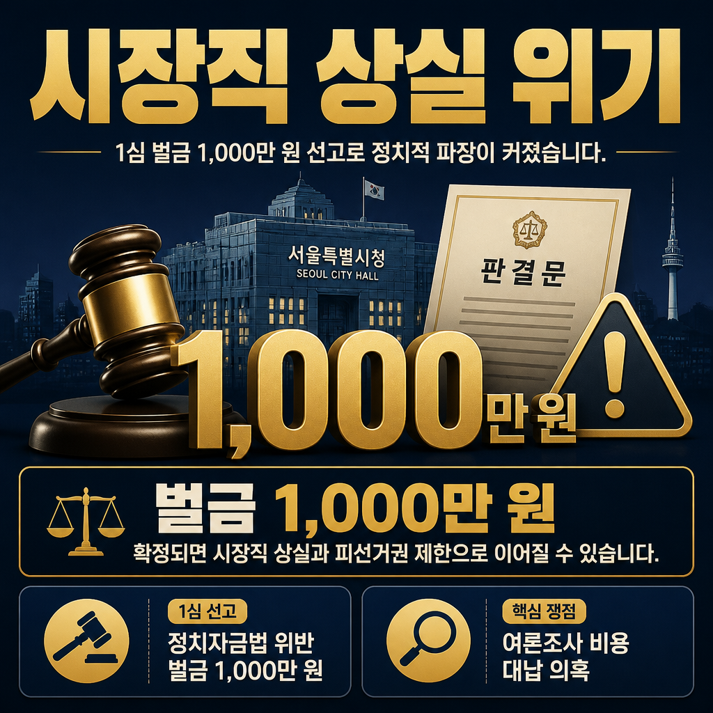 시장직 상실 위기