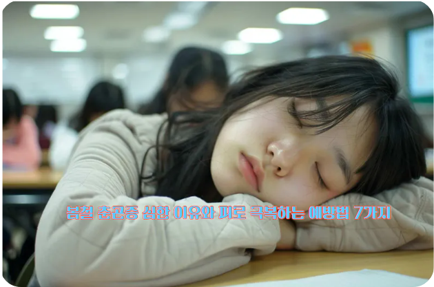 봄철 춘곤증 심한 이유와 피로 극복하는 예방법 7가지