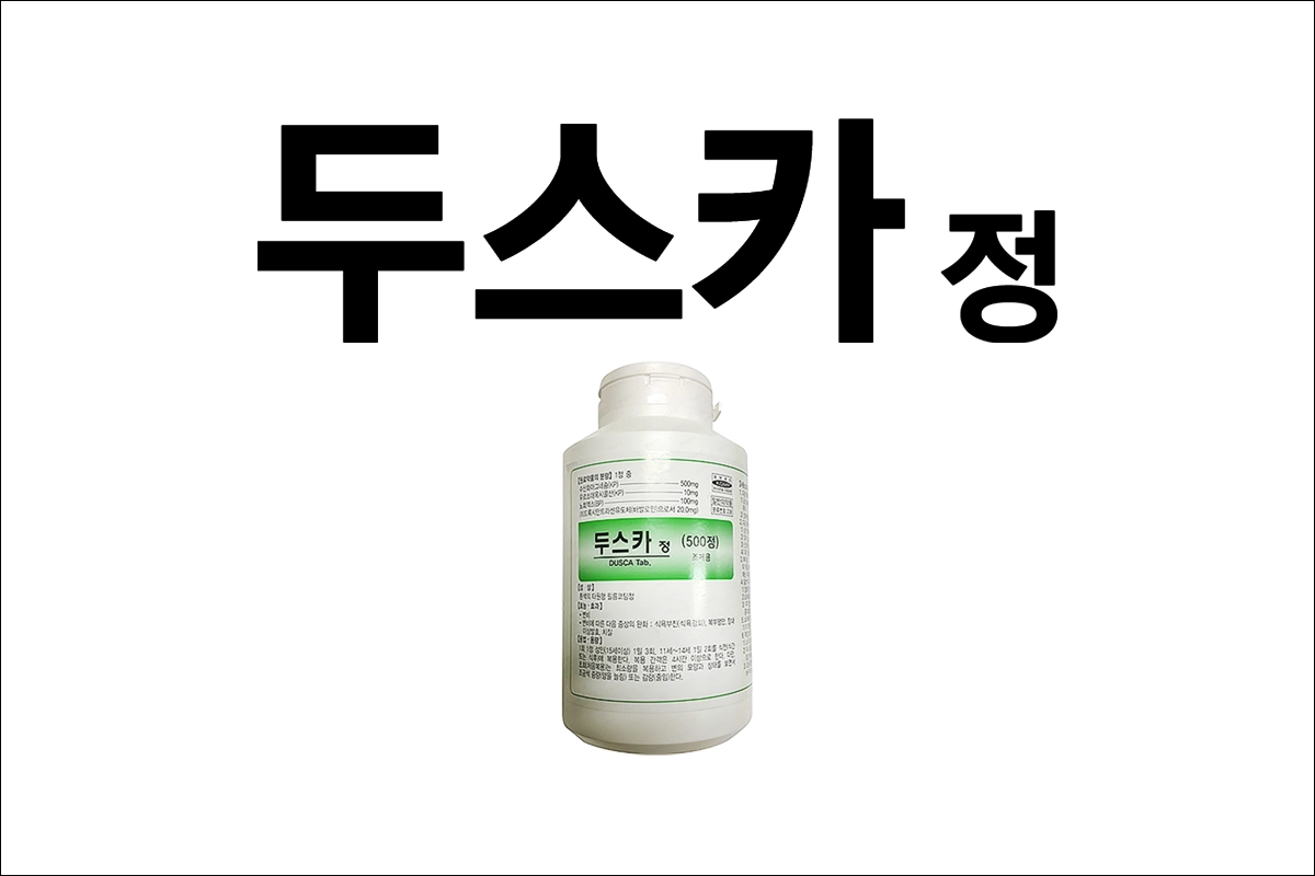 두스카정 효능 효과 부작용 변비약 하제 완장제