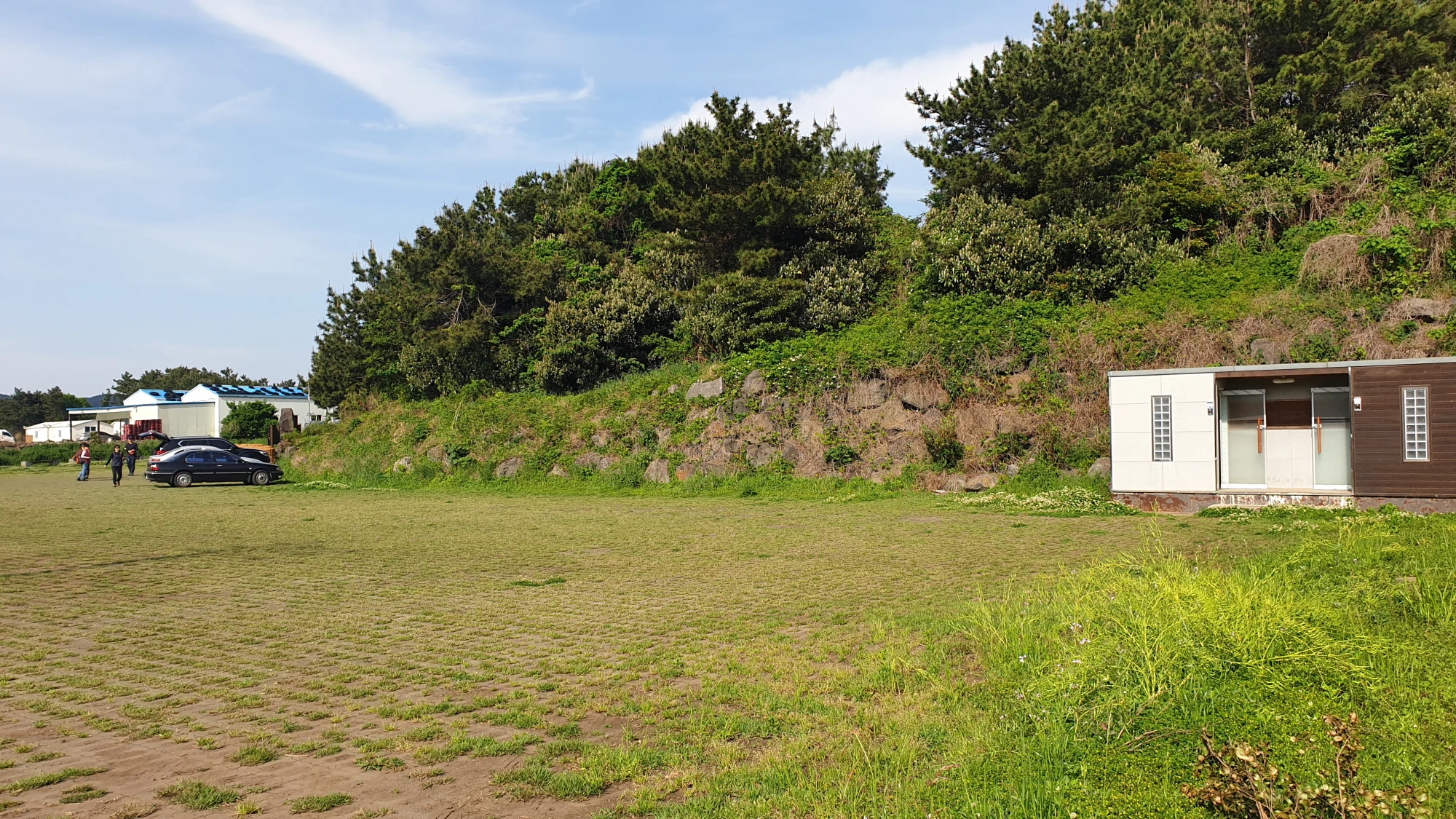 제주 지미봉 주차장