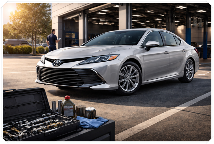 토요타 캠리 유지보수 관리 완료 장거리 주행 신뢰성 확보