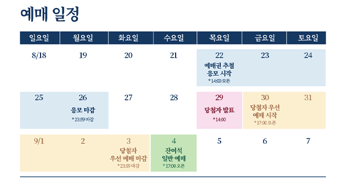 경복궁 별빛야행 예매 일정