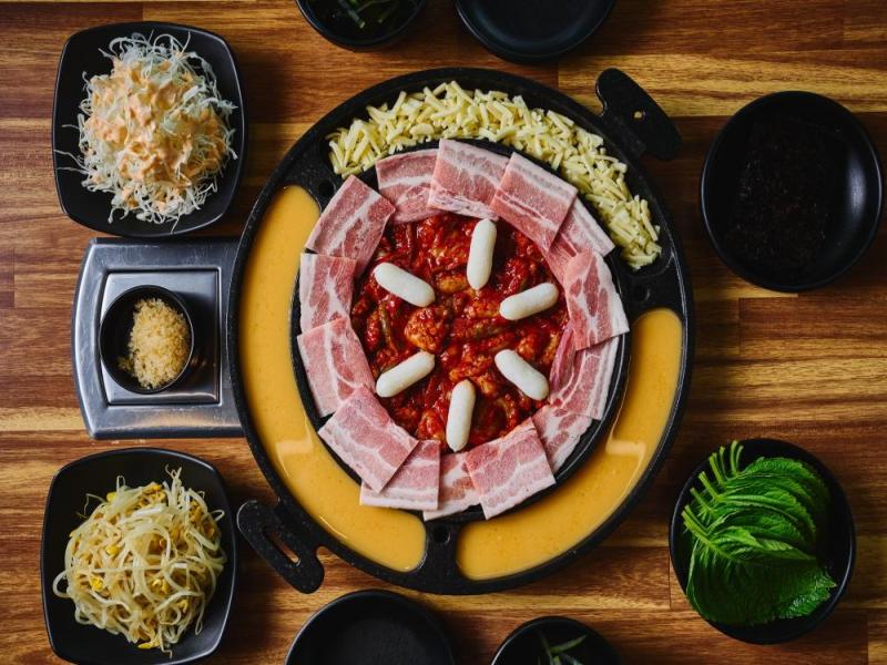 쭈구미삼겹살 모습