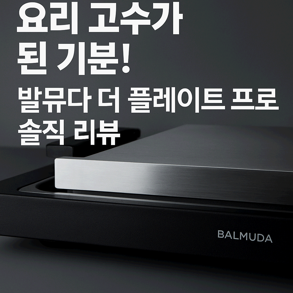 50만 원대 핫플레이트, 과연 값어치 할까? 발뮤다 Plate Pro 전격 분석