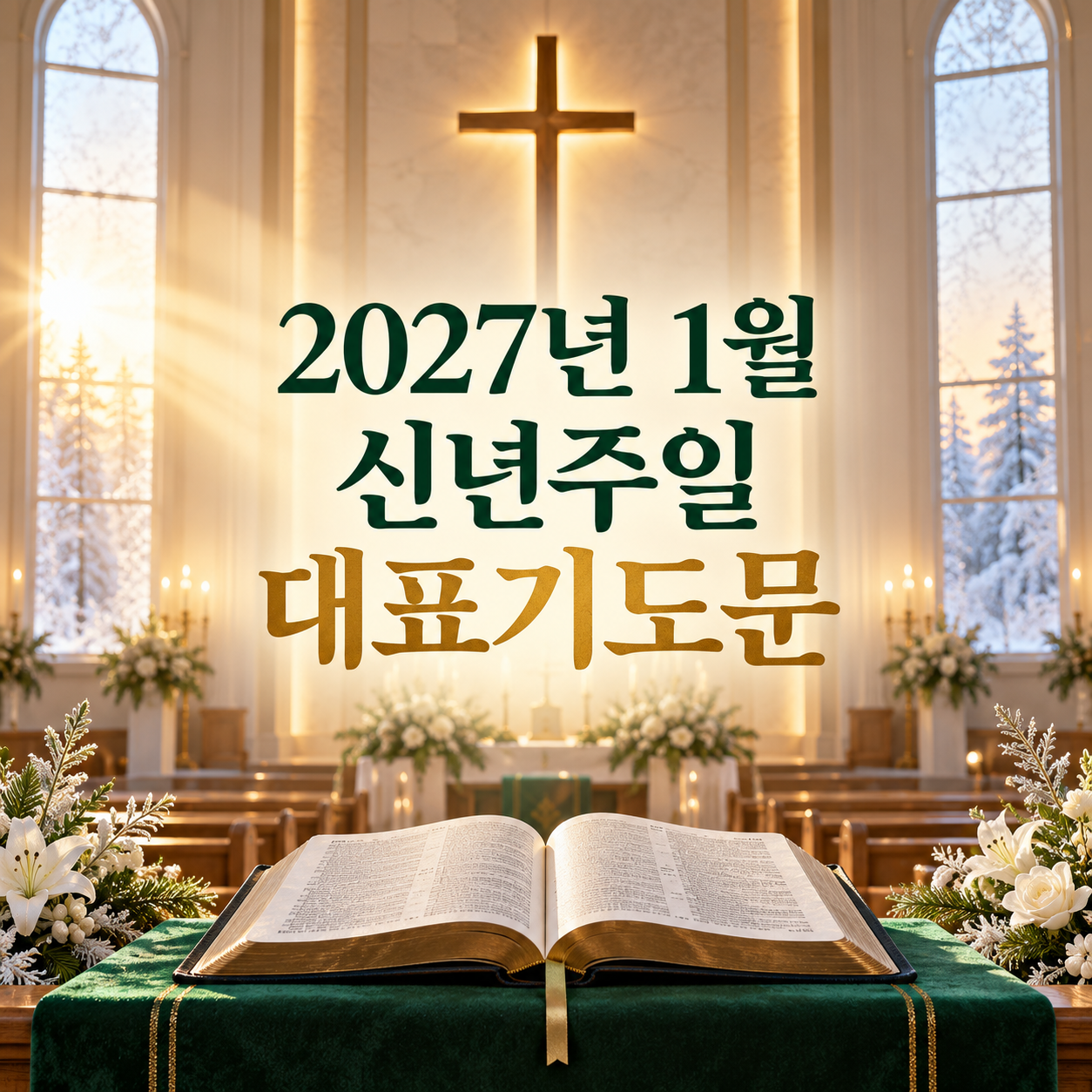 2027년 신년주일 대표기도문 썸네일