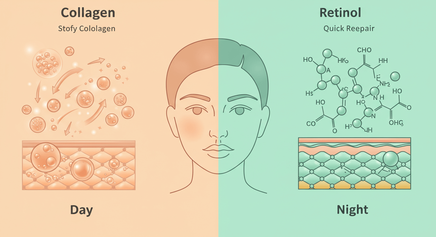콜라겐 vs 레티놀: 어떤 선택이 나에게 맞을까?