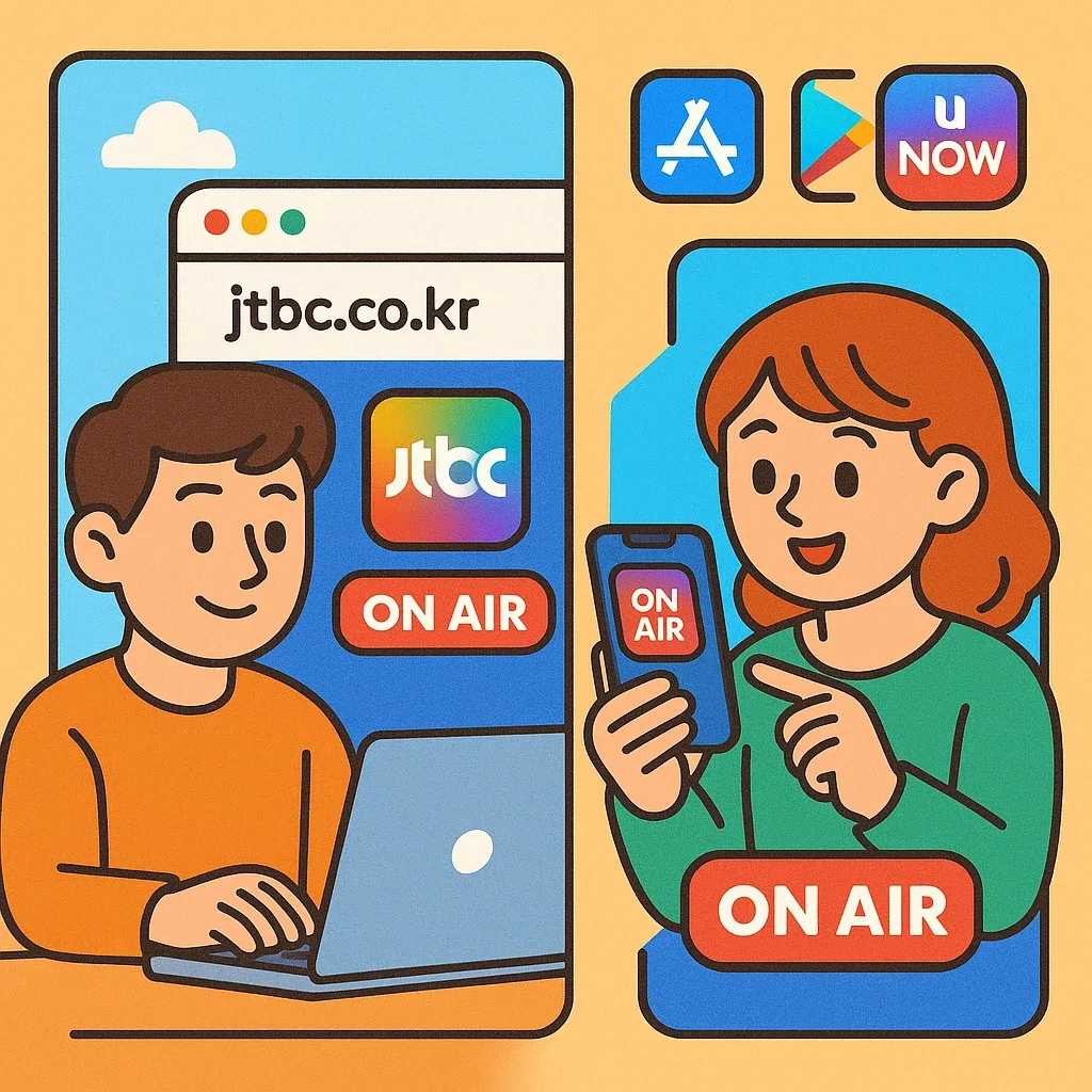 JTBC 온에어 완전 정복! 실시간 무료 시청 총정리