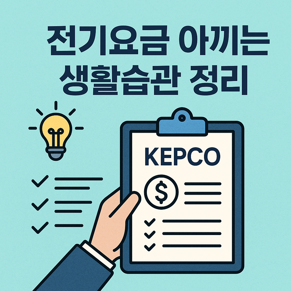 한전 전기요금 조회 및 할인 방법