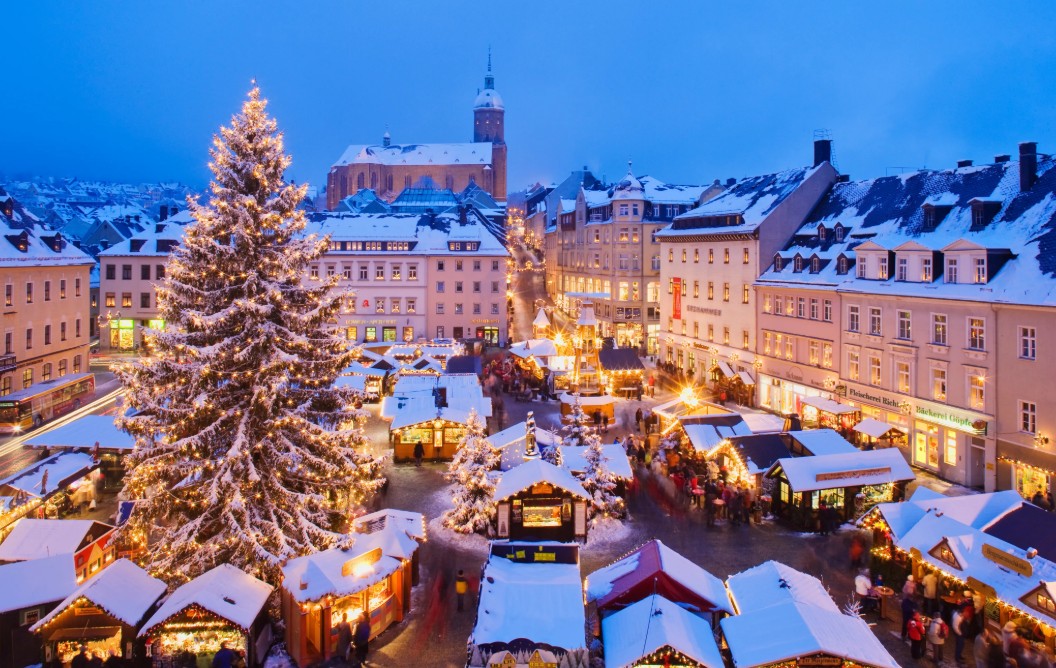 유럽의 크리스마스 마켓 풍경