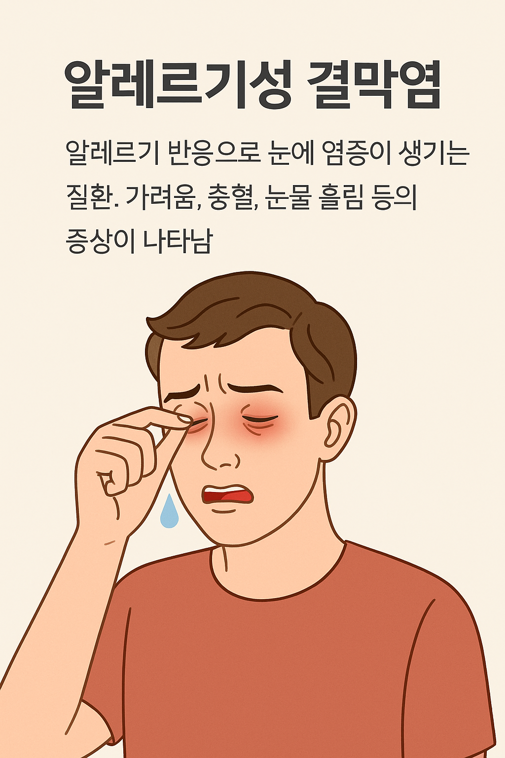 알레르기성 결막염 증상과 예방법