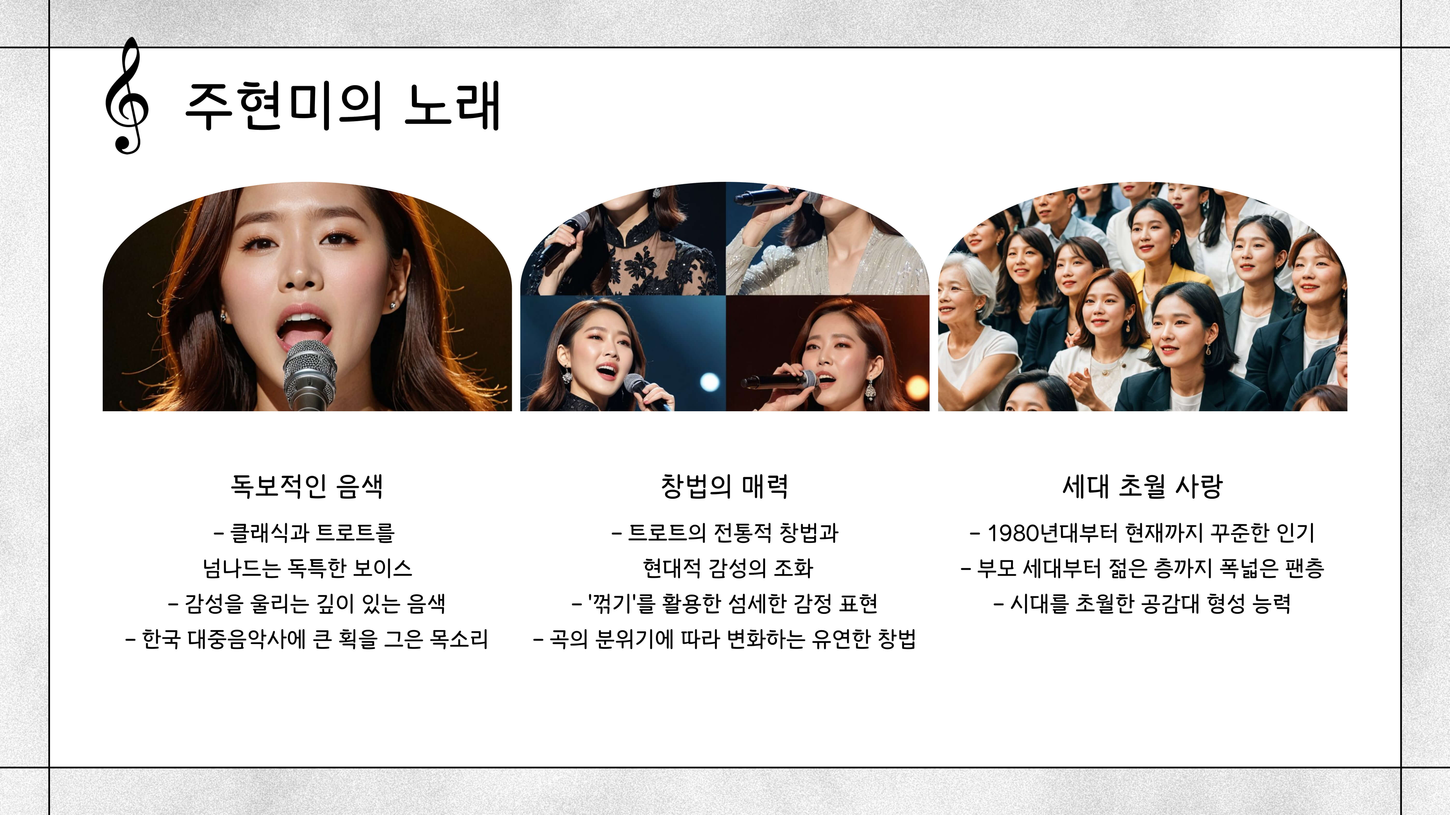주현미의 히트곡 스토리