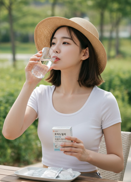 식염 포도당 복용법