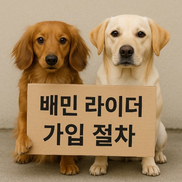 배민 라이더 가입 절차