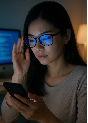 눈건강을 지키는 블루라이트 차단 방법