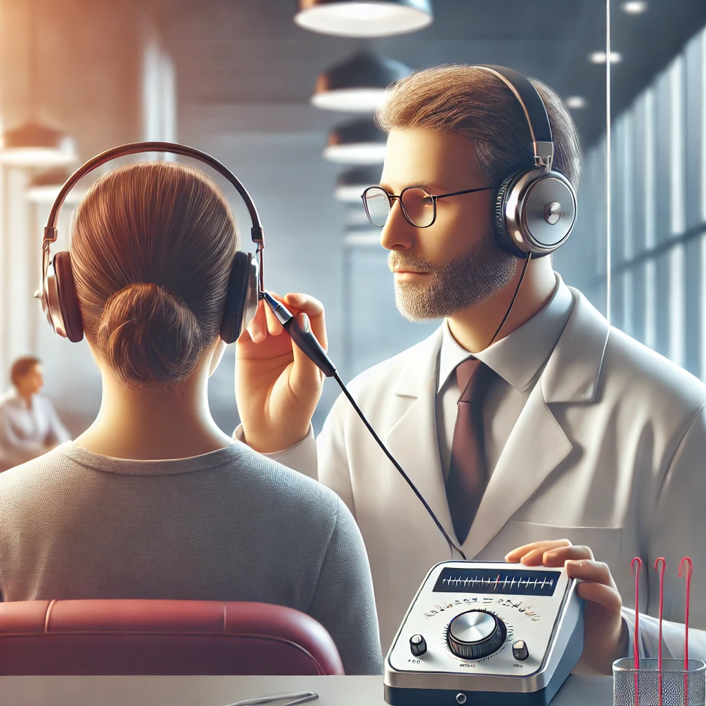 청각장애 청력검사 사진