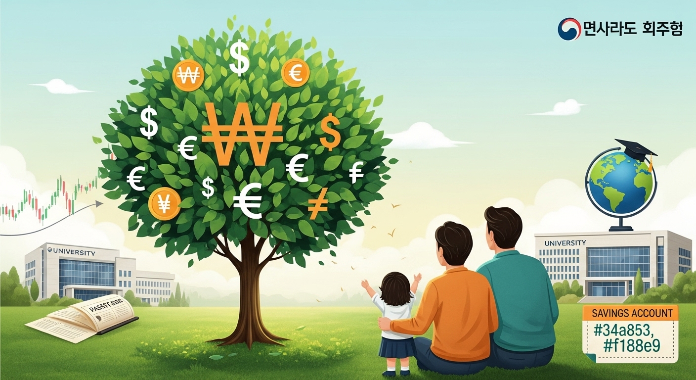 ์ฃผํ์ฒญ์ฝ์ ์ถ๊ณผ ํด์ธ ETF๋ฅผ ์ฐ๊ณํ์ฌ ์๋
 ํ์๊ธ 1์ต ์์ ๋ชจ์ผ๋ ๊ฐ์กฑ์ ๋ฏธ๋ ์งํฅ์ ์ธ ๋ชจ์ต