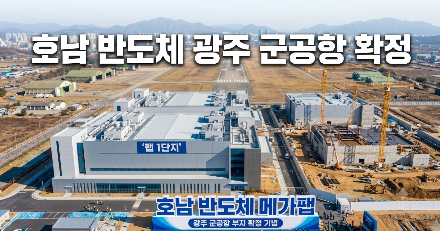 호남반도체 광주군공항 확정