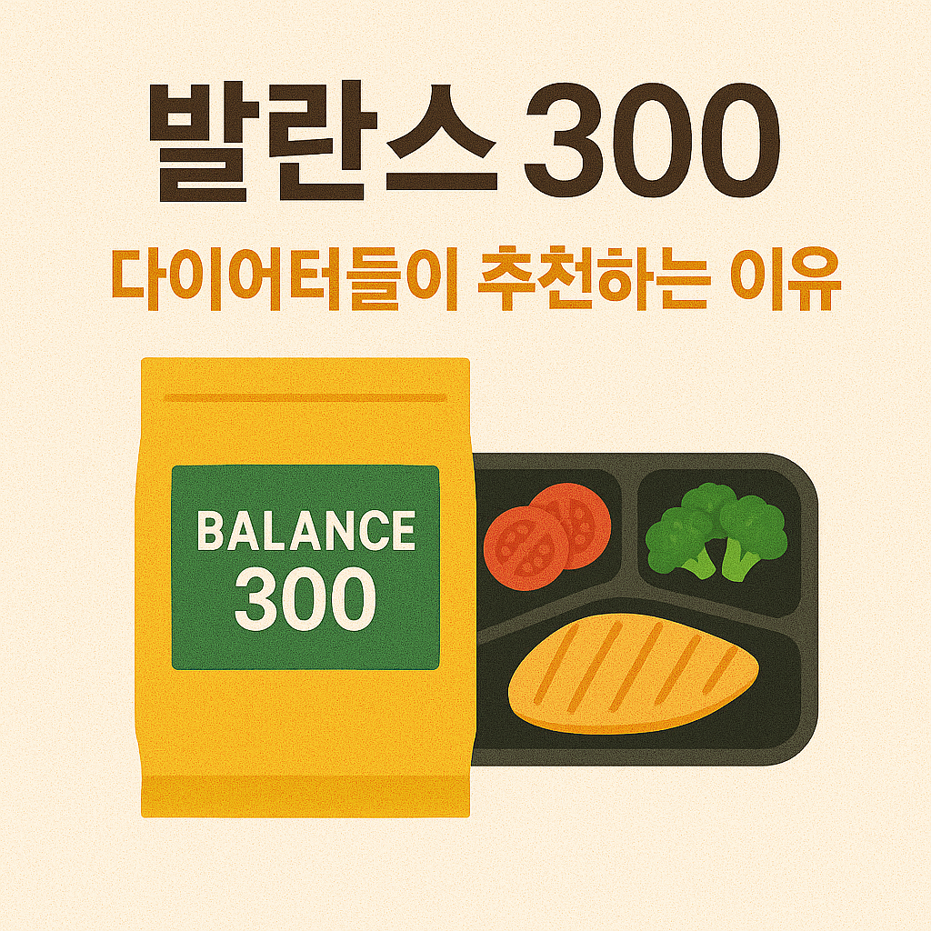 발란스 300, 다이어터들이 추천하는 이유