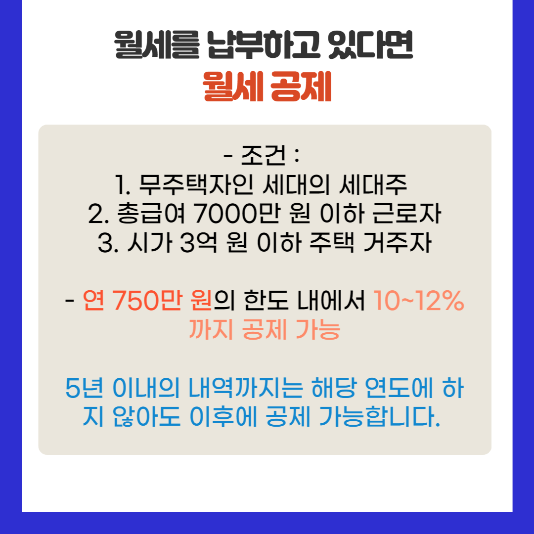연말정산 팁(카드&#44; 월세&#44; 주택청약 공제)