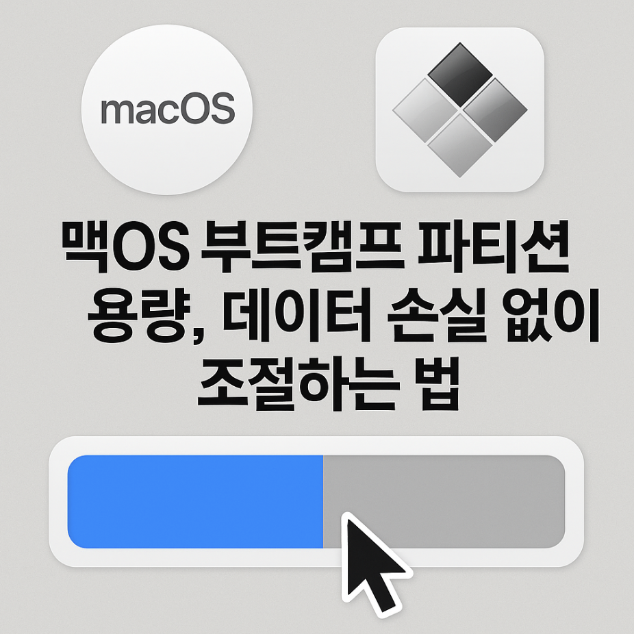 맥OS 부트캠프 파티션 용량, 데이터 손실 없이 조절하는 법