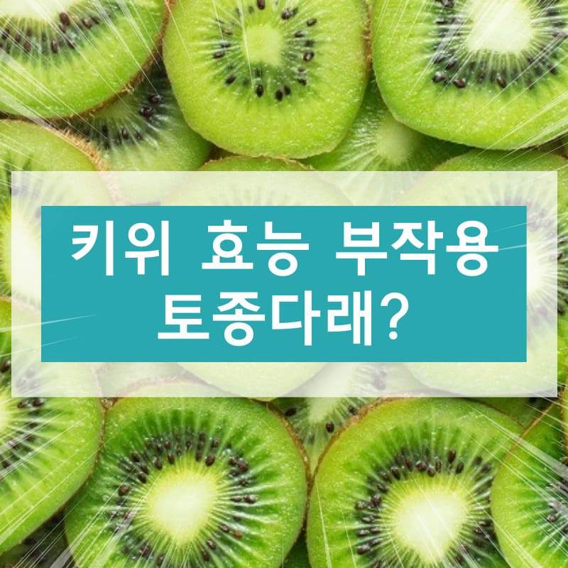 키위 효능 부작용 토종다래에 대하여