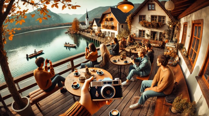 MZ세대 감성적인 여행 이미지