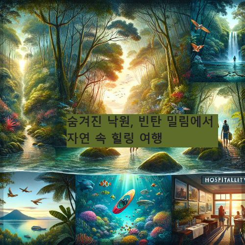 숨겨진 낙원, 빈탄 밀림에서 자연 속 힐링 여행