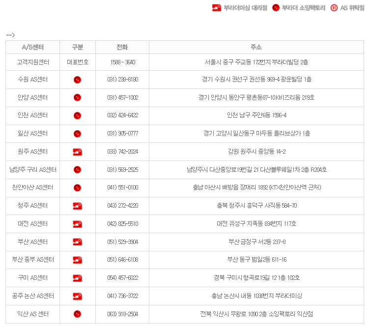 부라더미싱AS센터1