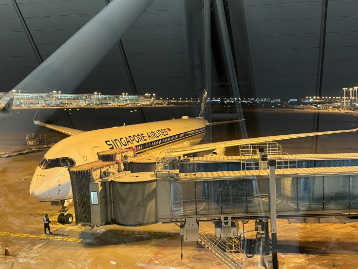 싱가포르 항공 비행기 사진