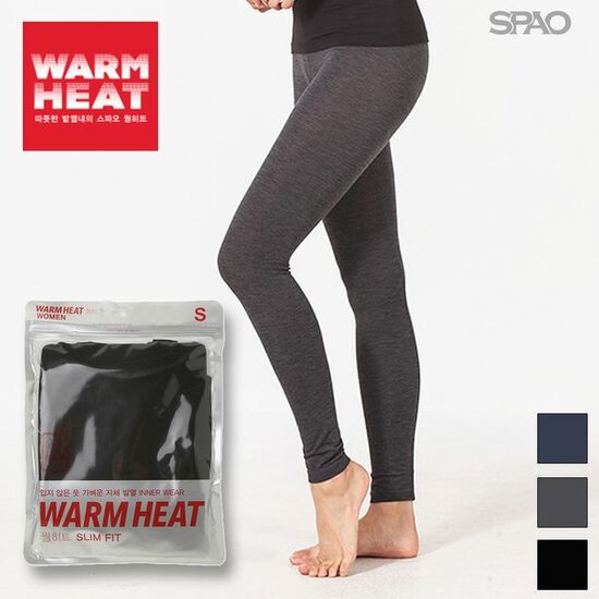 스파오 SPAO 여성 레깅스 슬림 웜히트 SPYV849U53