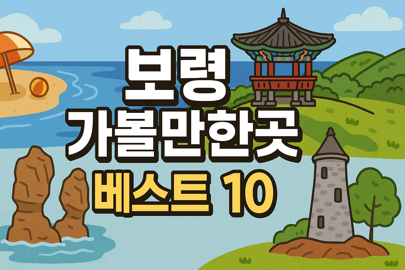 보령 가볼만한곳 베스트10