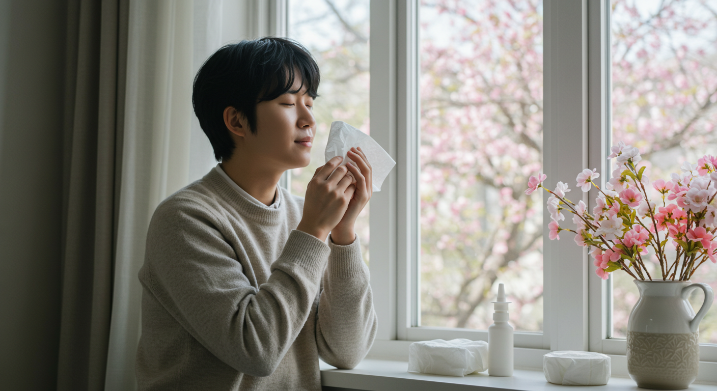 알레르기 비염, 재채기, 콧물