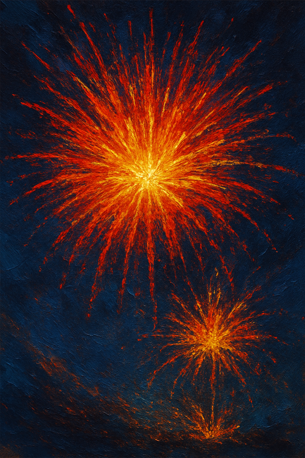 4악장의 화려함을 상징하는 축제·불꽃