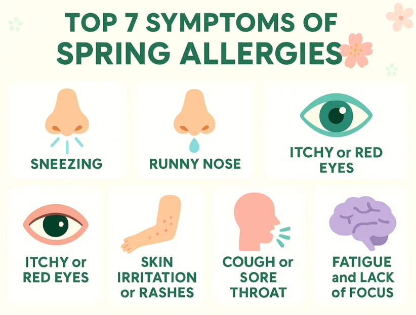 알레르기의 7가지 대표 증상