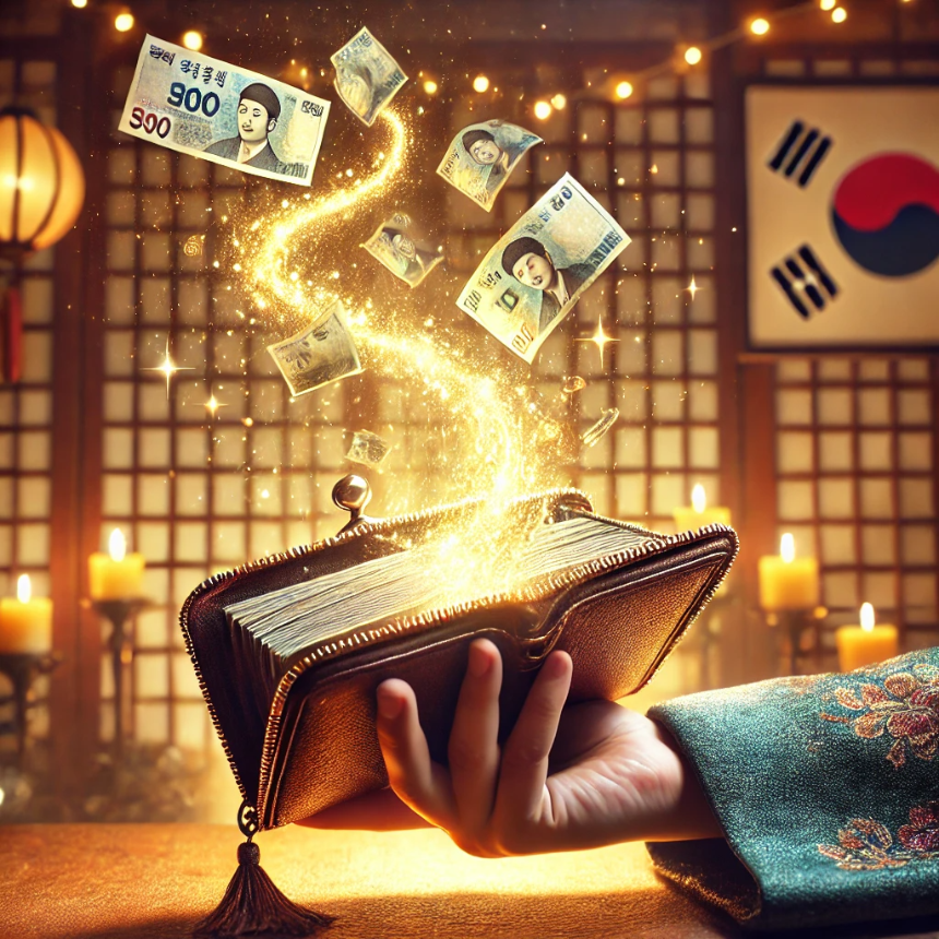 지갑에서 돈이 계속 나오는 꿈