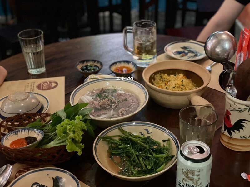 나트랑 시내 현지인 맛집 바토이 - 주문한 메뉴