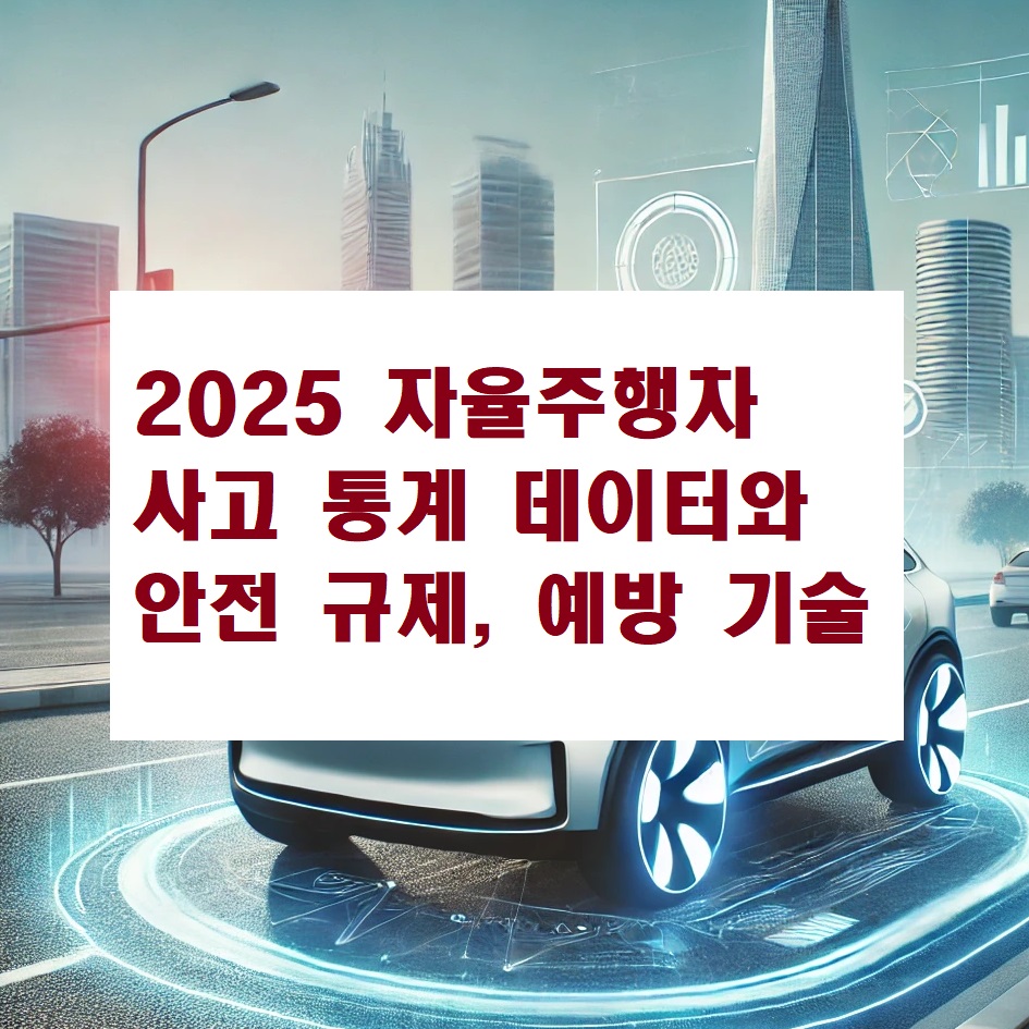 2025 자율주행차 사고 통계 데이터와 안전 규제, 예방 기술
