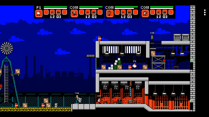 슈퍼파이터스-플래시게임-시작-화면