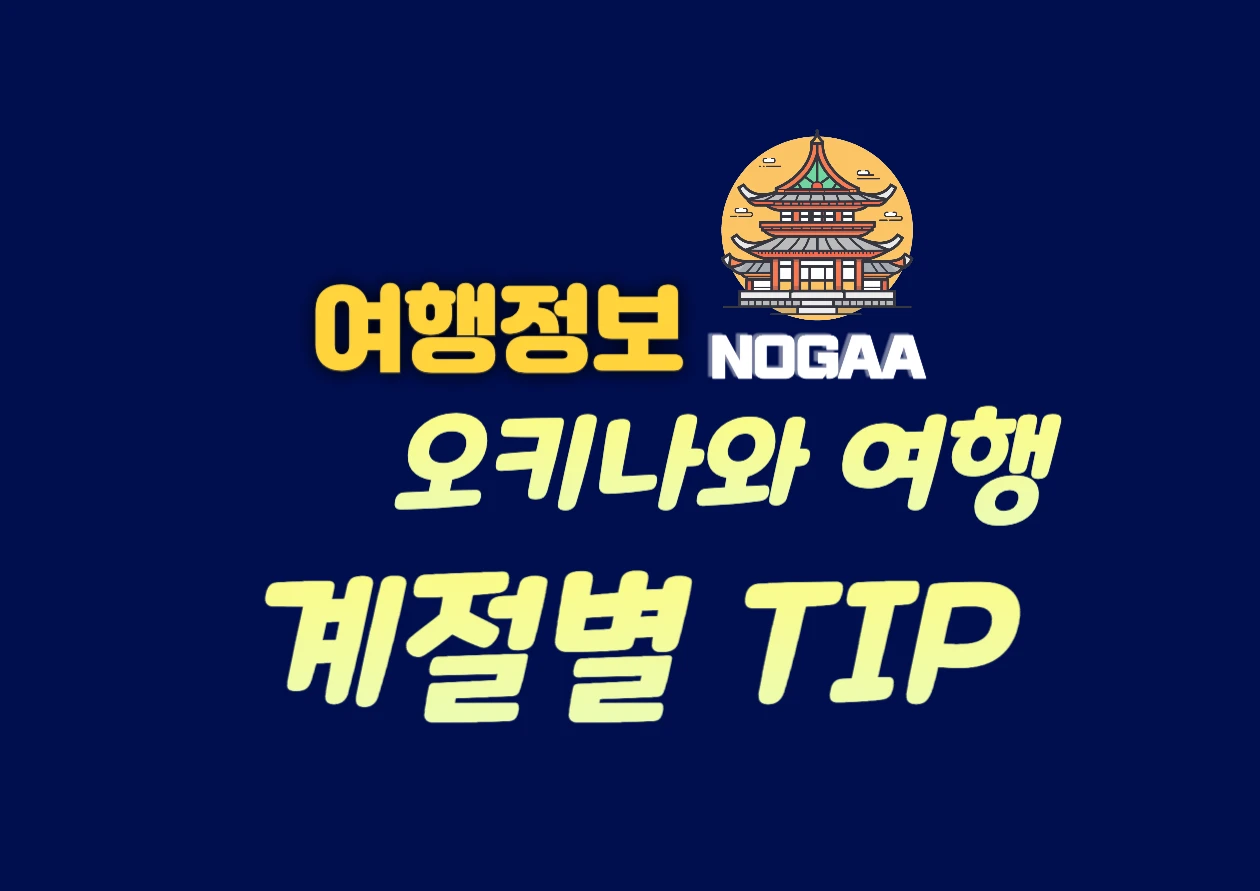 오키나와 여행 계절별 가이드: 여행 팁과 준비물