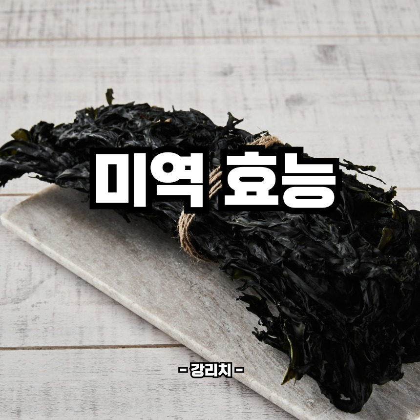 미역 효능
