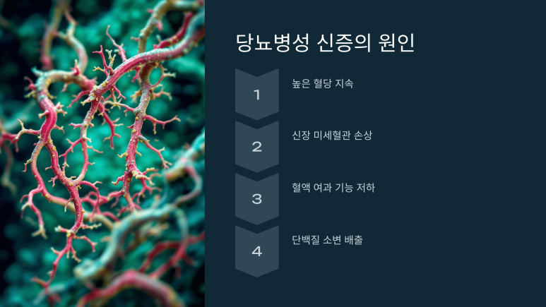 당뇨병성 신증의 원인