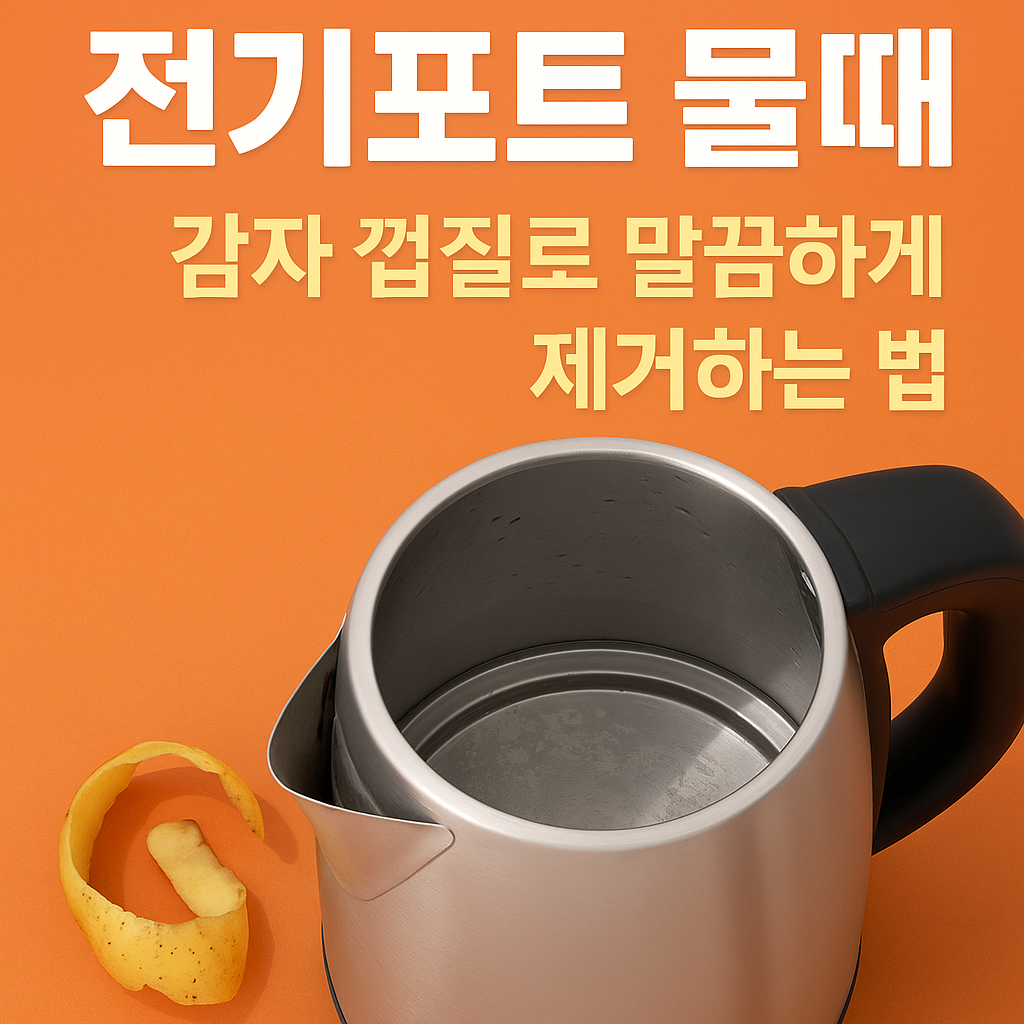 감자 껍질로 말끔하게 제거하는 법