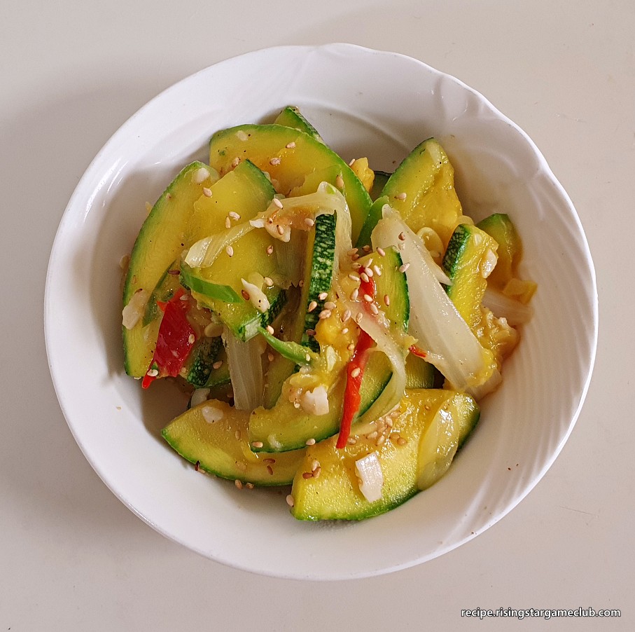 호박 볶음 만들기