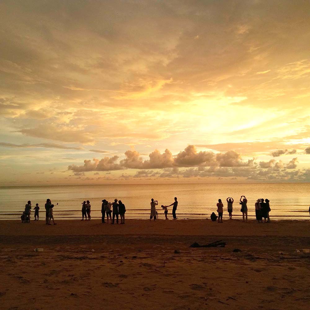 코타니카발루(Kota Kinabalu): 황금빛 석양