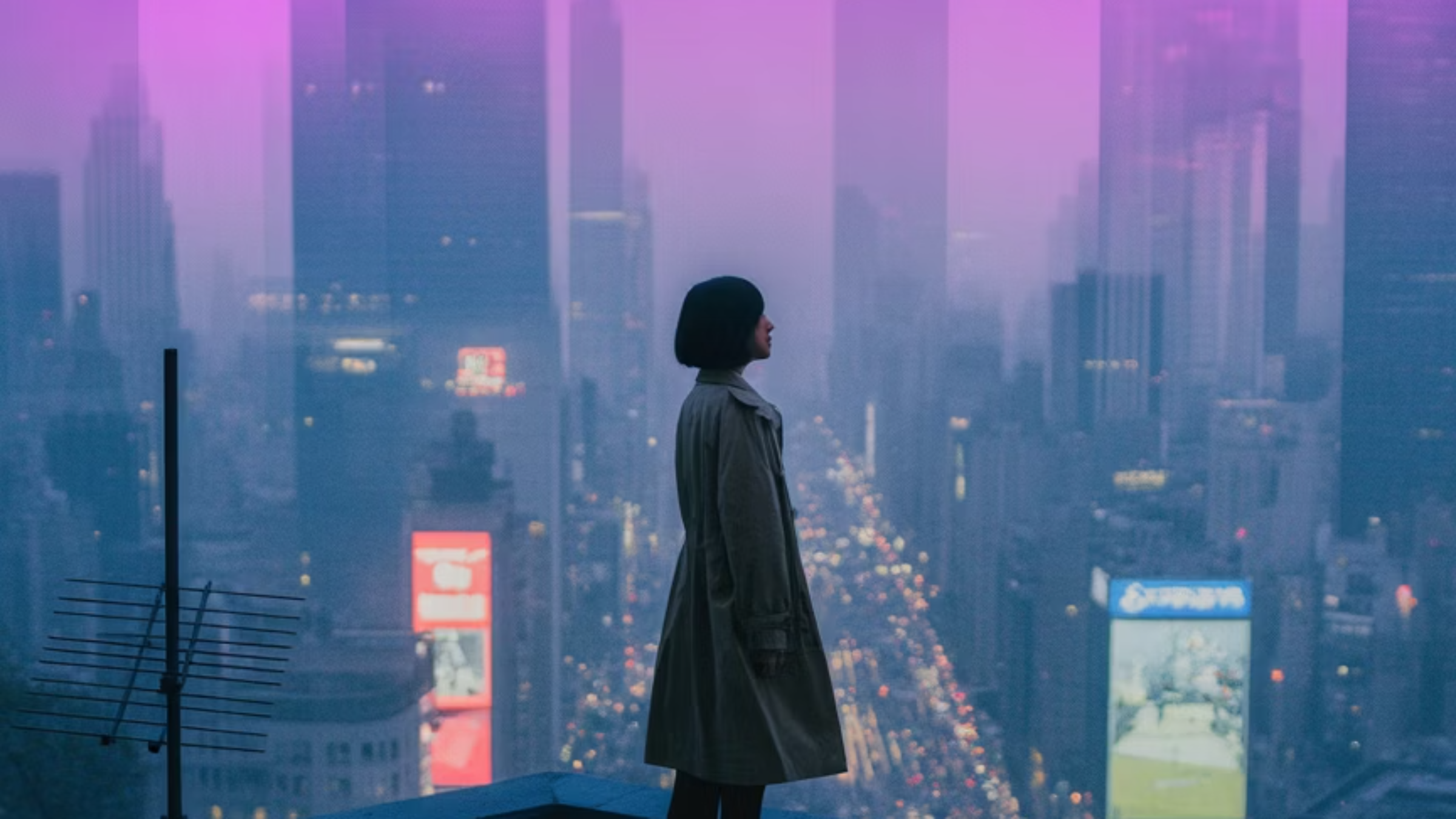 현대 사회에서 맹자와 니체 철학의 교훈을 시사하는 공동체와 개인의 조화를 보여주는 이미지.