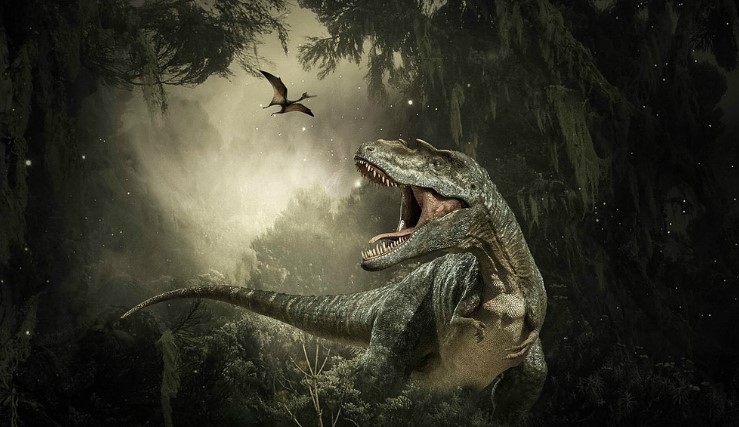 시조새와 티라노사우르스