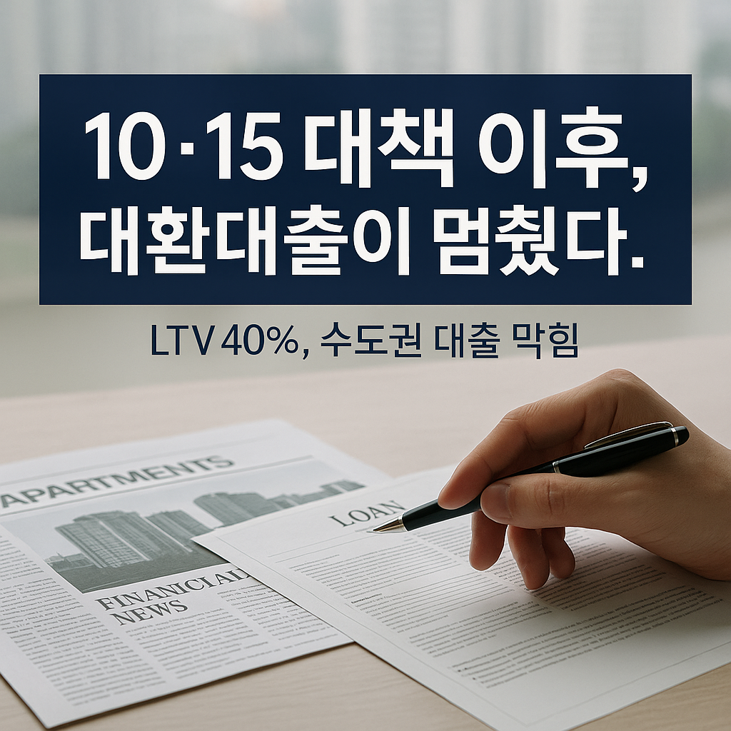 주담대 대환대출이 사실상 중단