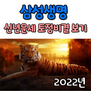 삼성생명-신년운세-토정비결-2022년-썸네일
