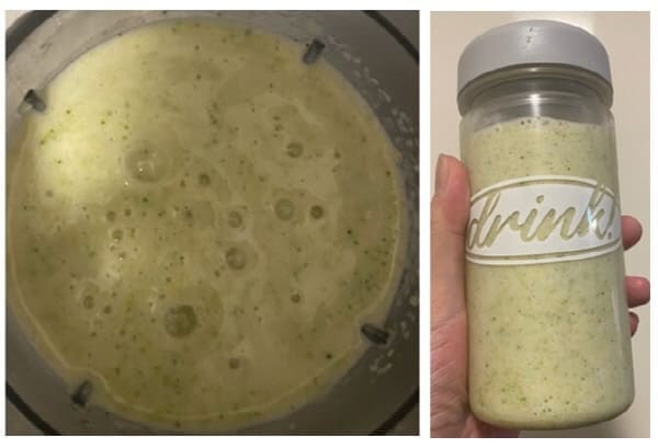 브로콜리-바나나주스