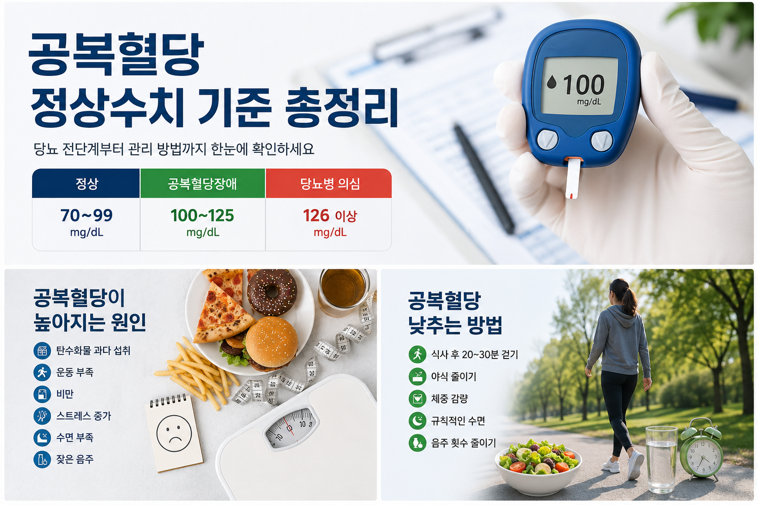 공복혈당 기준